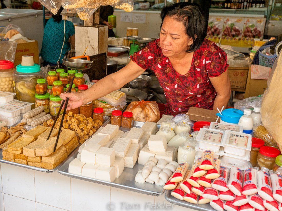 Food Stalls at Ben Thanh Market